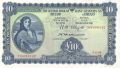 Ireland, Republic Of 10 Pounds, Prefix 77V, 28.6.1955